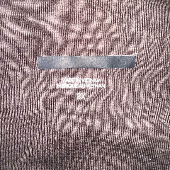 Eileen Fisher $148 traceable cotton jersey leggings cropped rye women's 3X - Picture 7 of 7